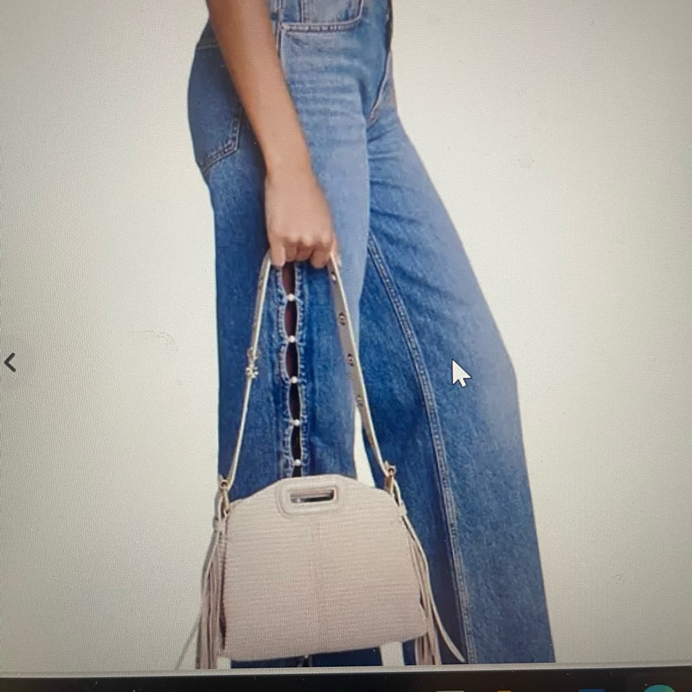Maje Light Blue Wide Leg Jeans